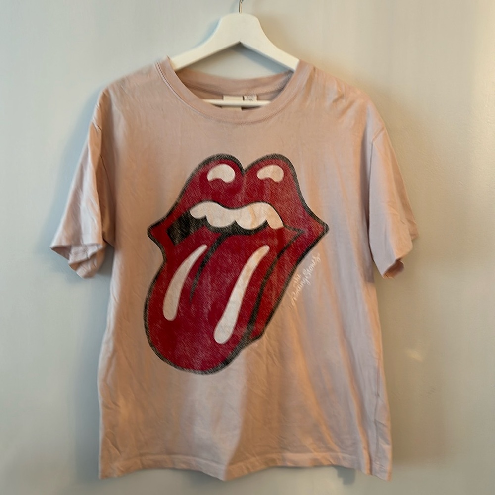 Rolling Stones tongue t shirt H&M size medium women’s